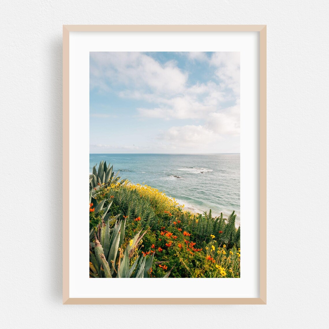 Laguna Beach Coastal Landscape Art Print