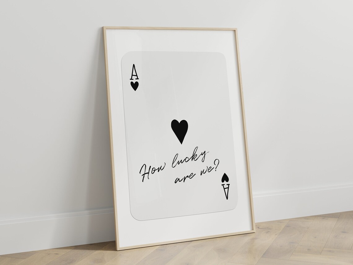 Ace of Hearts Retro Poster, Vintage Card Art - Image 3