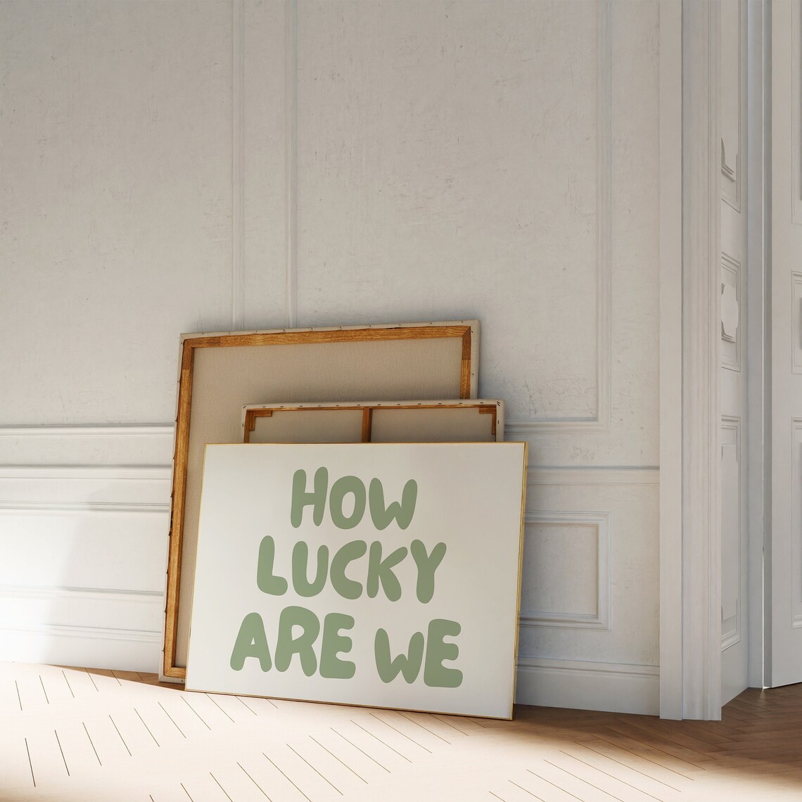 How Lucky Are We Retro Aesthetic Art Print - Image 3