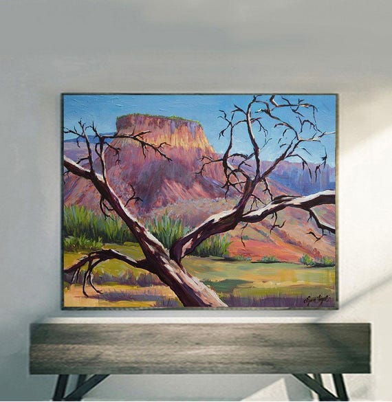 New Mexico Desert Prints On Fine Art Paper Gallery Wrap And Gallery Wrap In Float Frame Ghost Ranch Abiquiu New Mexico
