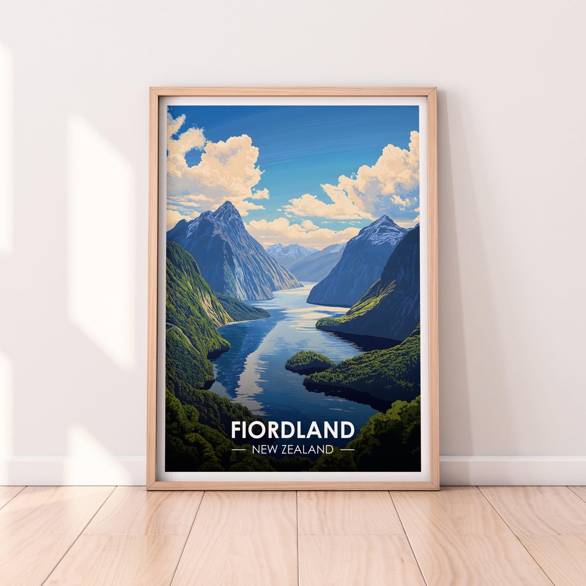 Fiordland Poster Fiordland Wall Art New Zealand Poster Fiordland Premium Print New Zealand Print Fiordland Poster Home Dcor