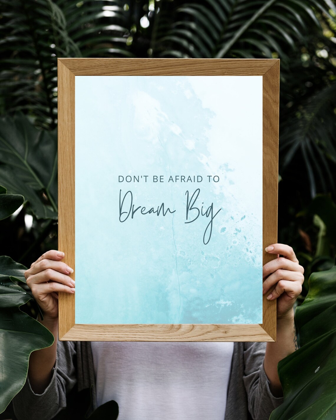 Dream Big Affirmation, Minimalist Poster - Image 3