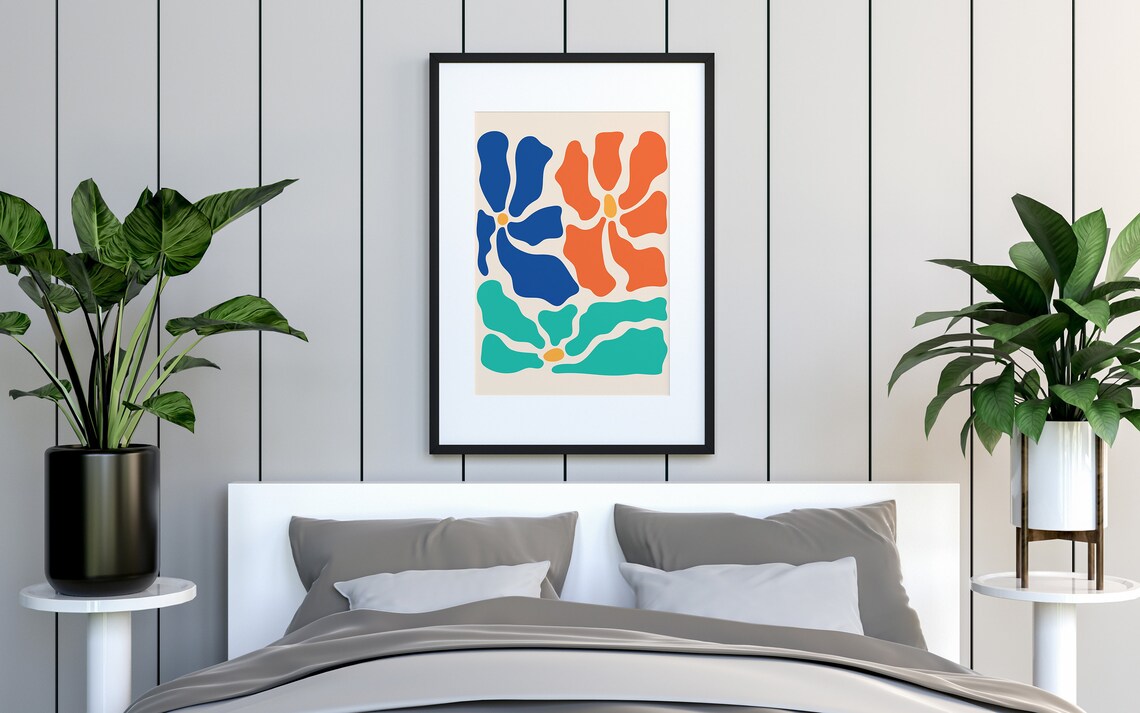 Matisse Colorful Flower Poster, Matisse-Inspired - Image 2