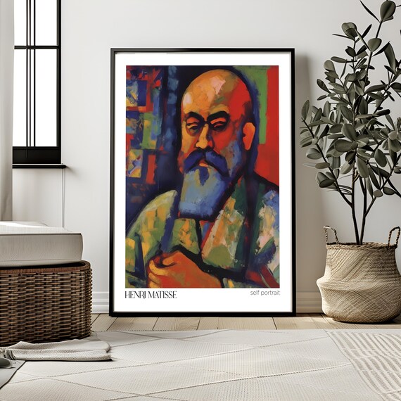 Henri Matisse Print Aesthetic Matisse Poster For Modern Gallery Exhibition Art Matisse Cut Outs Gift Ideaminimalist Neutral Wall Art