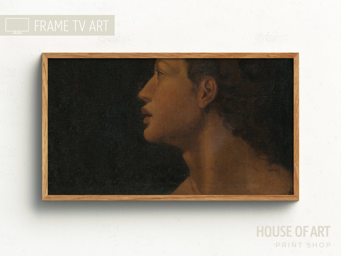 Frame Tv Art 4k Classic Portrait Oil Painting Vintage Beautiful Female Artwork Antique Radiant Woman Ethereal Gaze - Image 2