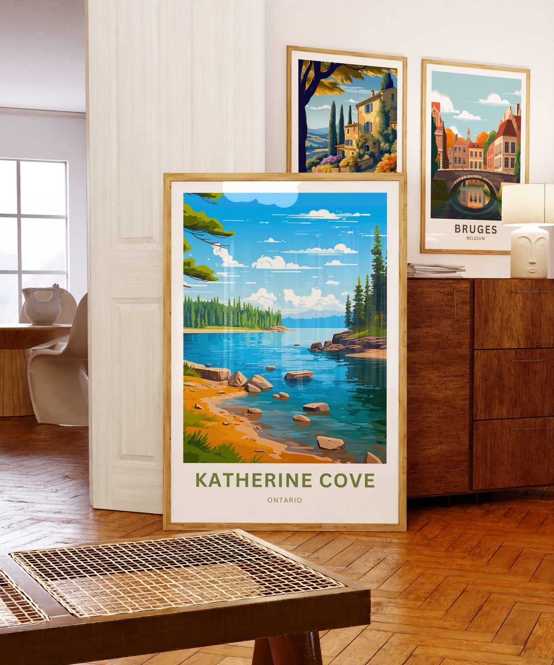 Personalized Katherine Cove Ontario Sandy Beach Bay Gift Poster - Image 5