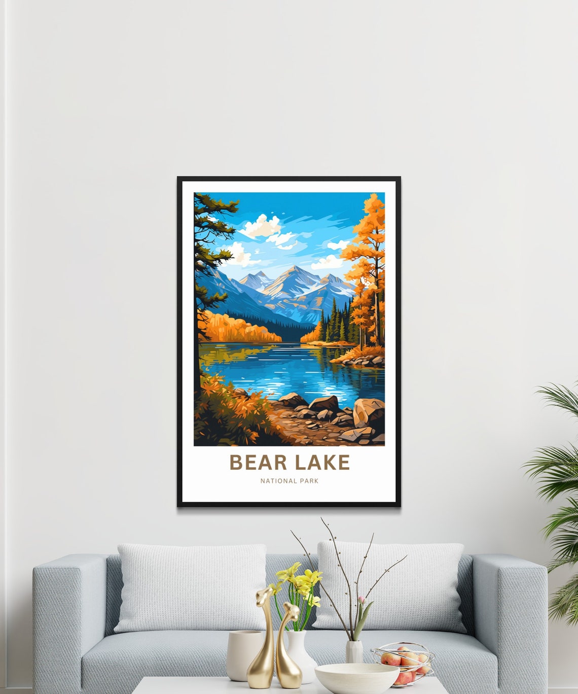 Bear Lake Travel Print Bear Lake Poster Colorado Wall Art Framed Present Gift Colorado Present - Image 3