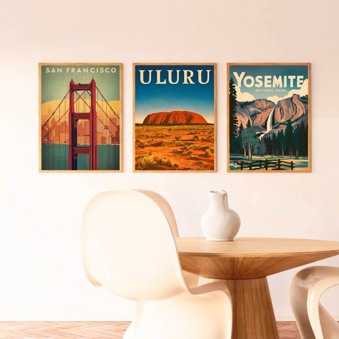 Uluru Australia Red Desert Rock Sunset Orange Outback Travel Poster - Image 3