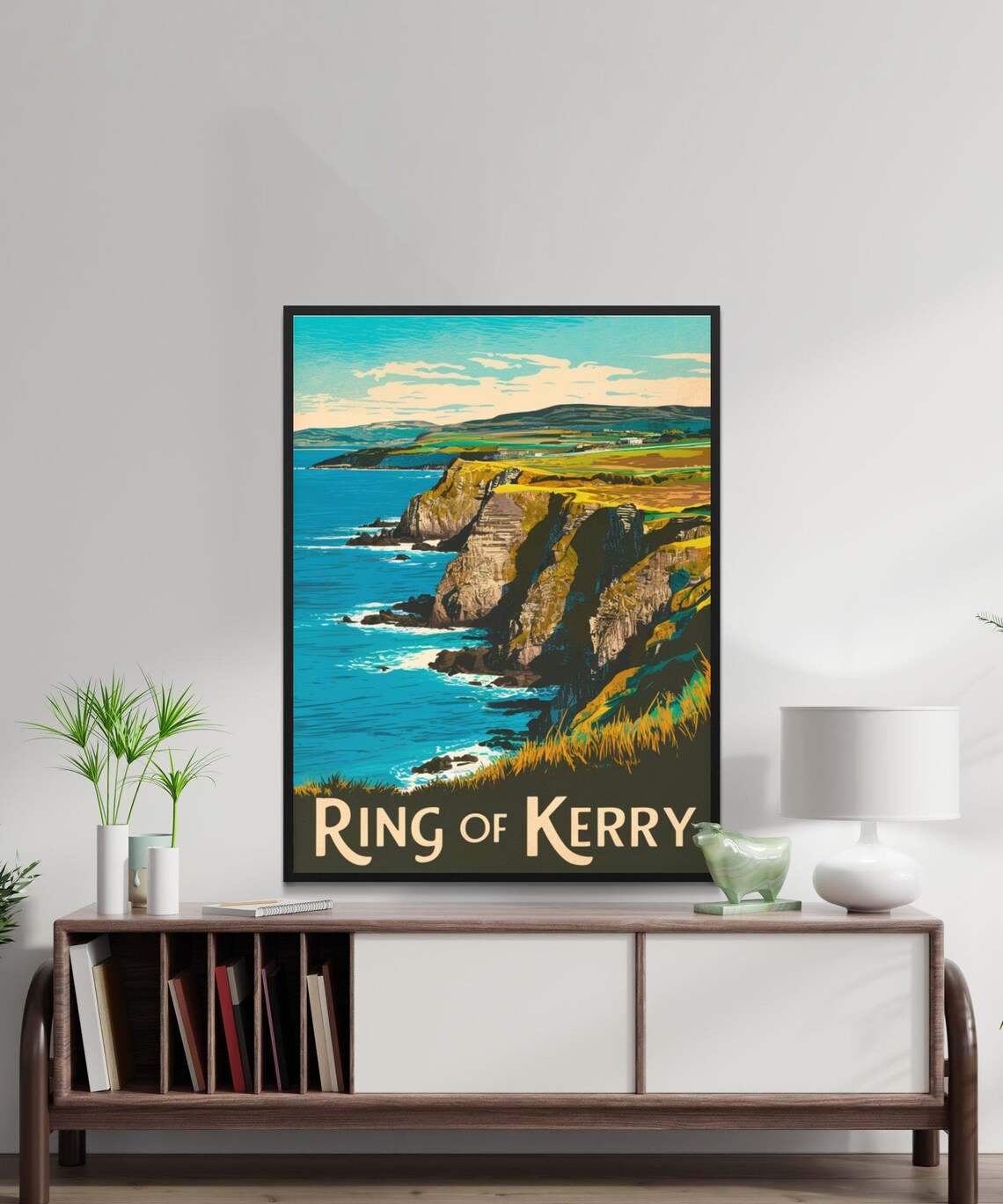 Ring of Kerry Ireland Wild Atlantic Way Coastal Scenic Travel Poster - Image 2