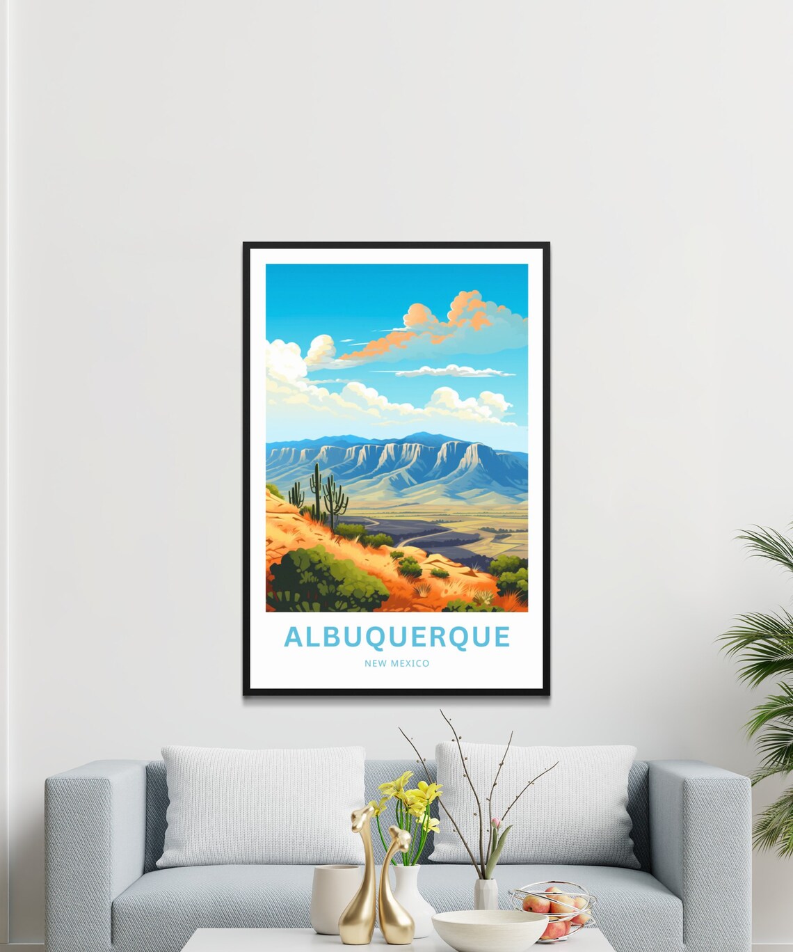 Albuquerque Travel Poster, New Mexico Wall Art - Image 3