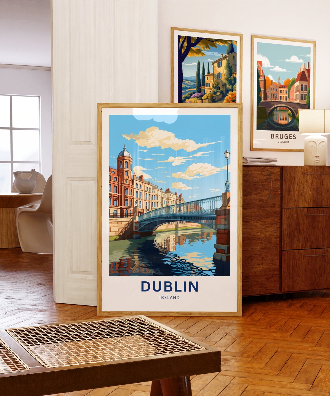 Personalized Dublin Travel Poster, Ireland Wall Art - Image 5