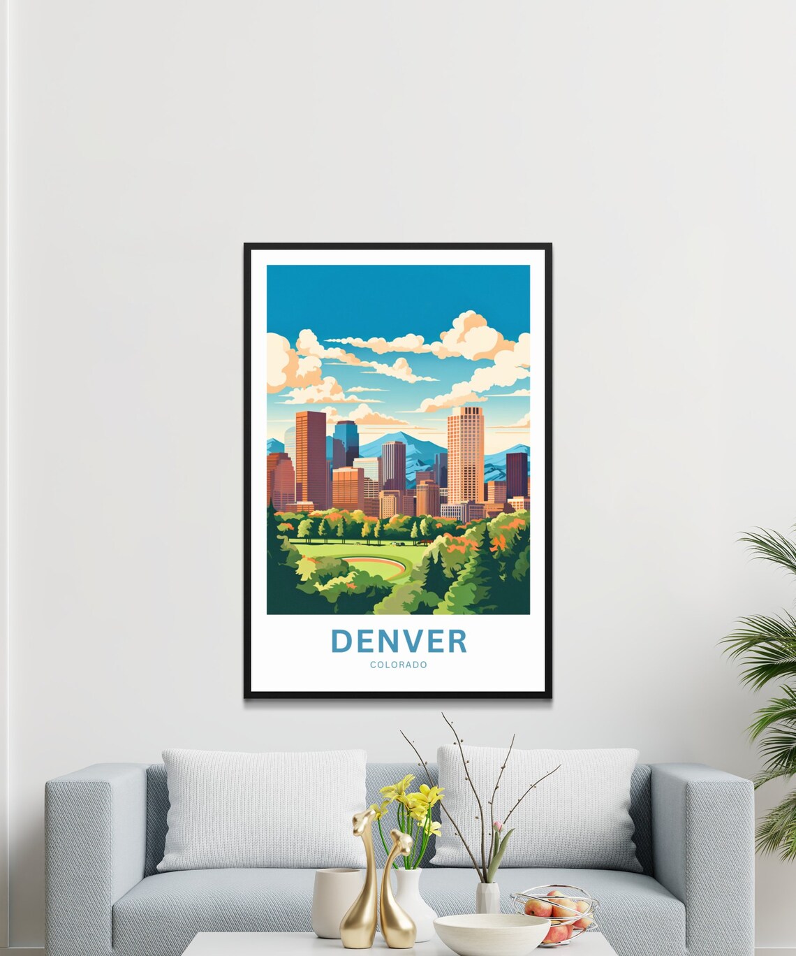 Personalized Denver Travel Print, Colorado Poster - Image 3