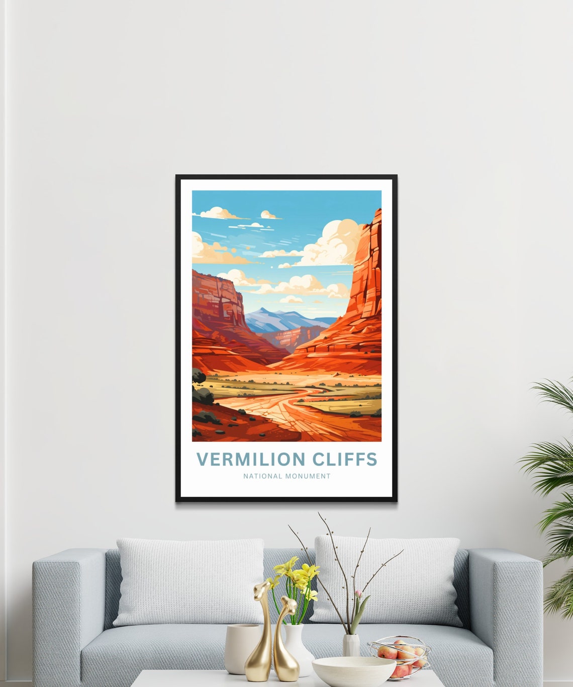 Vermilion Cliffs National Monument Red Rock Canyon Travel Poster - Image 3