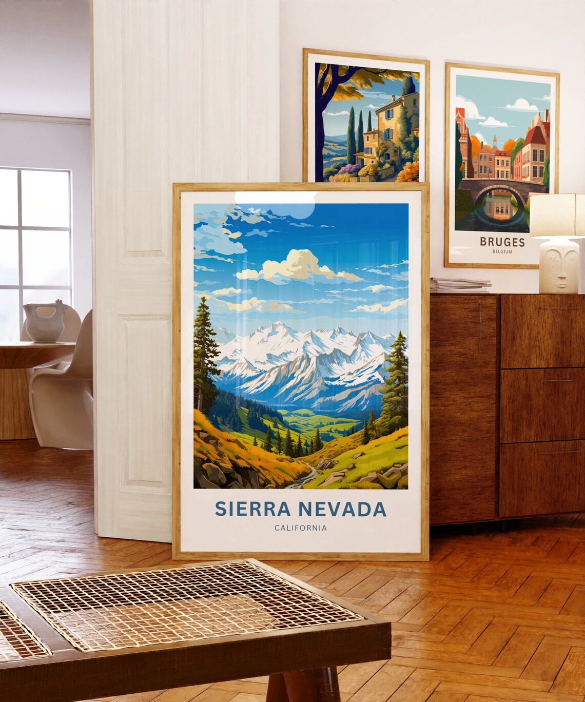 Sierra Nevada Travel Poster, California Wall Art - Image 5