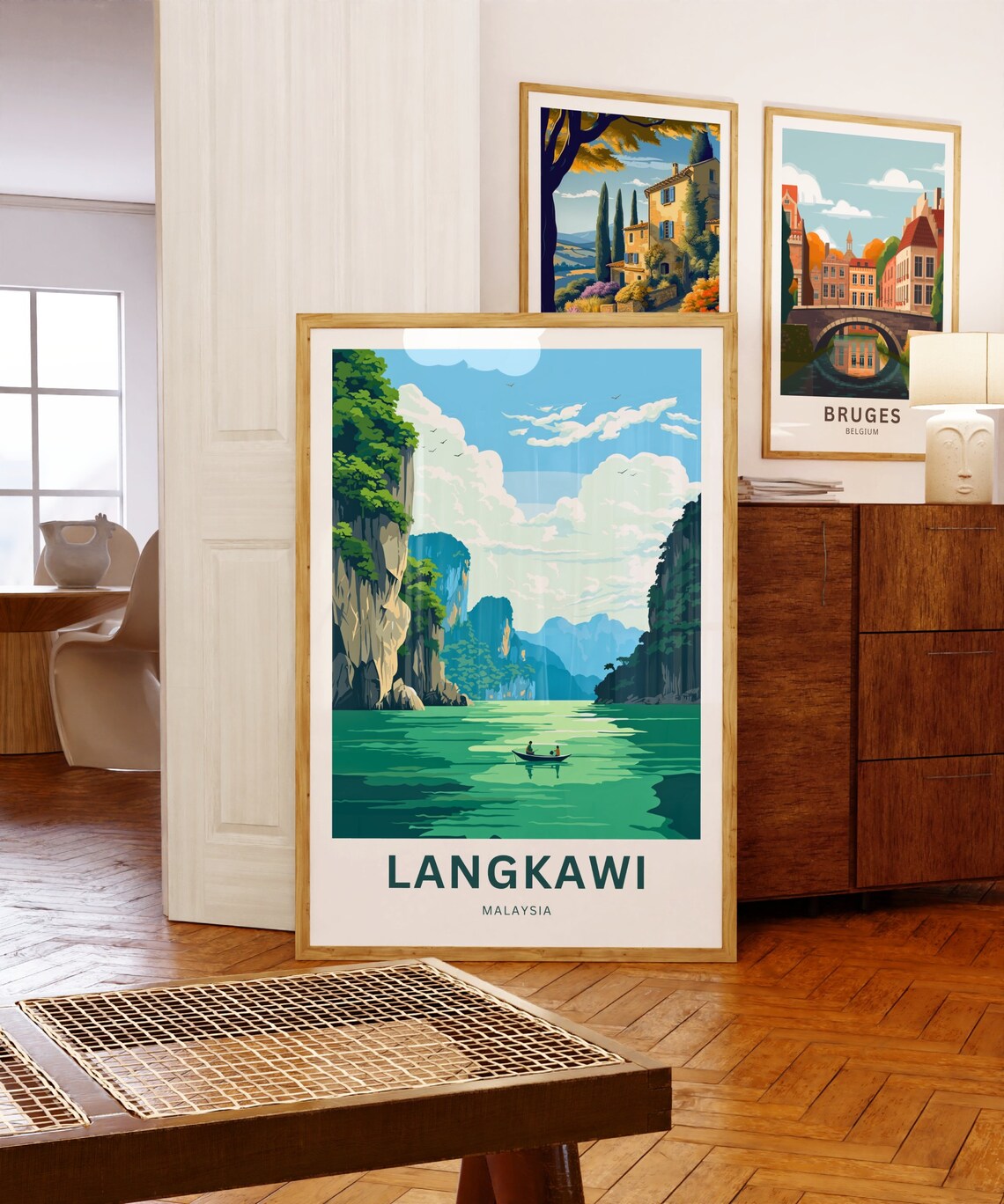 Personalized Langkawi Travel Poster, Malaysia Wall Art - Image 5