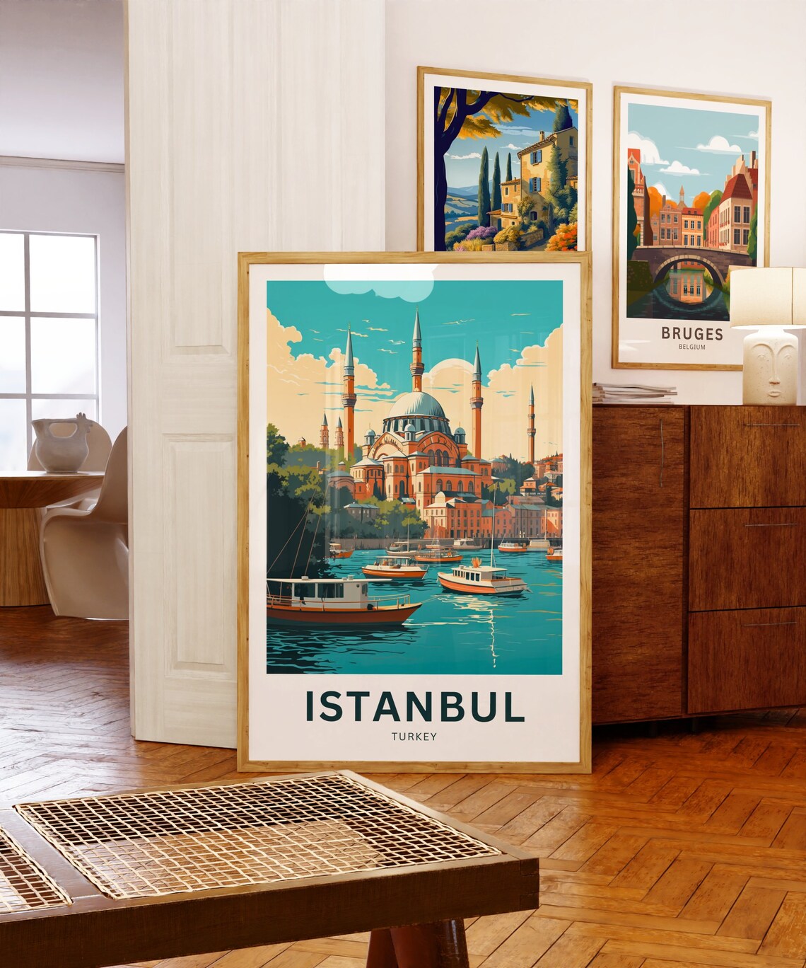 Istanbul Turkey Present Travel Poster - Image 5