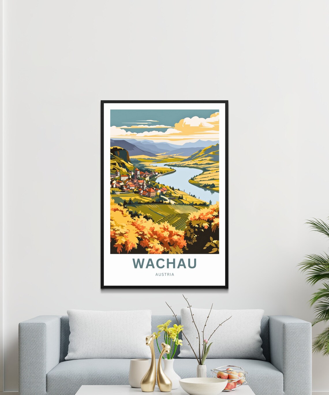 Wachau Travel Poster, Austria Wall Art Print - Image 3