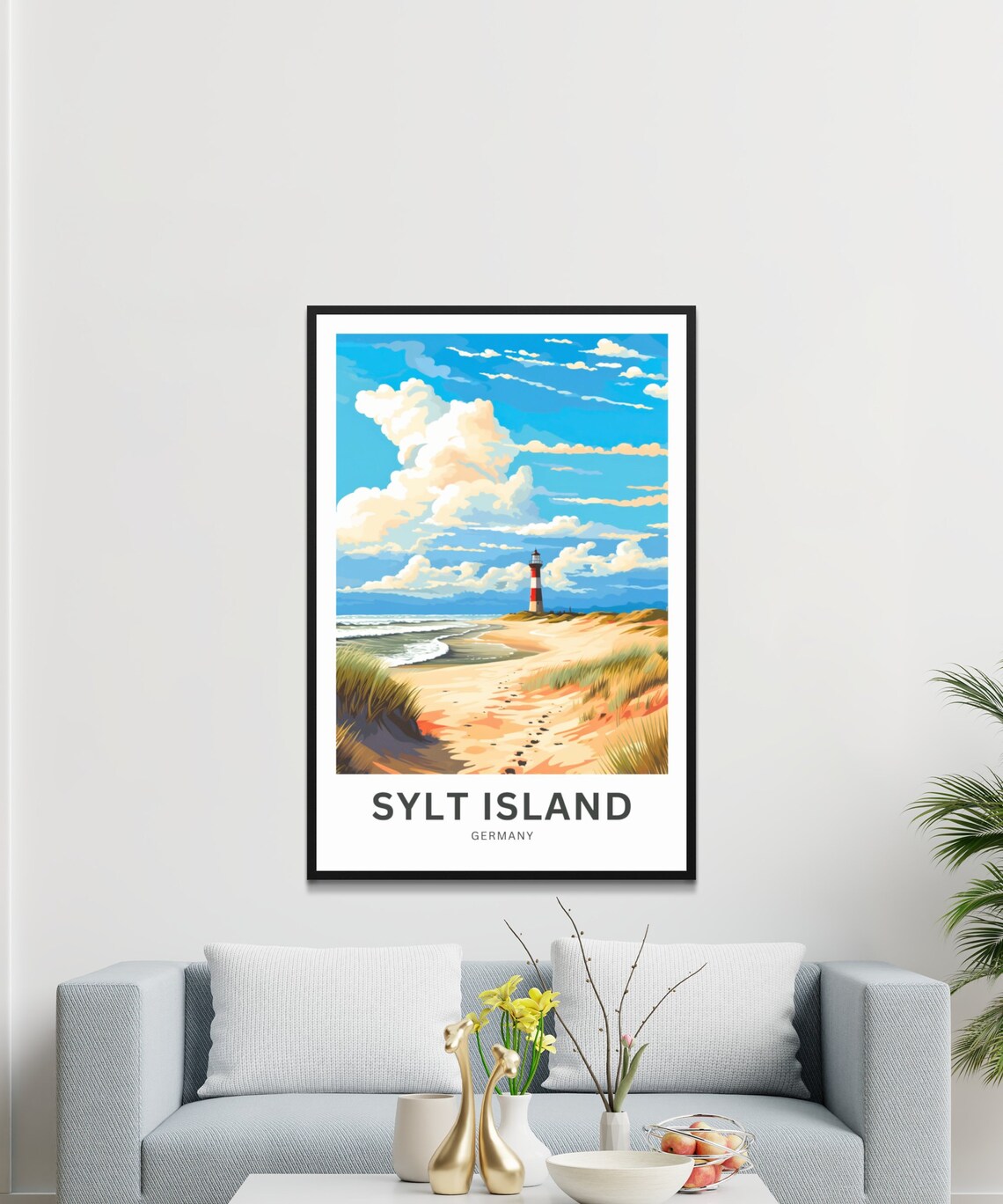 Sylt Island Travel Poster, Germany Place Print - Image 2