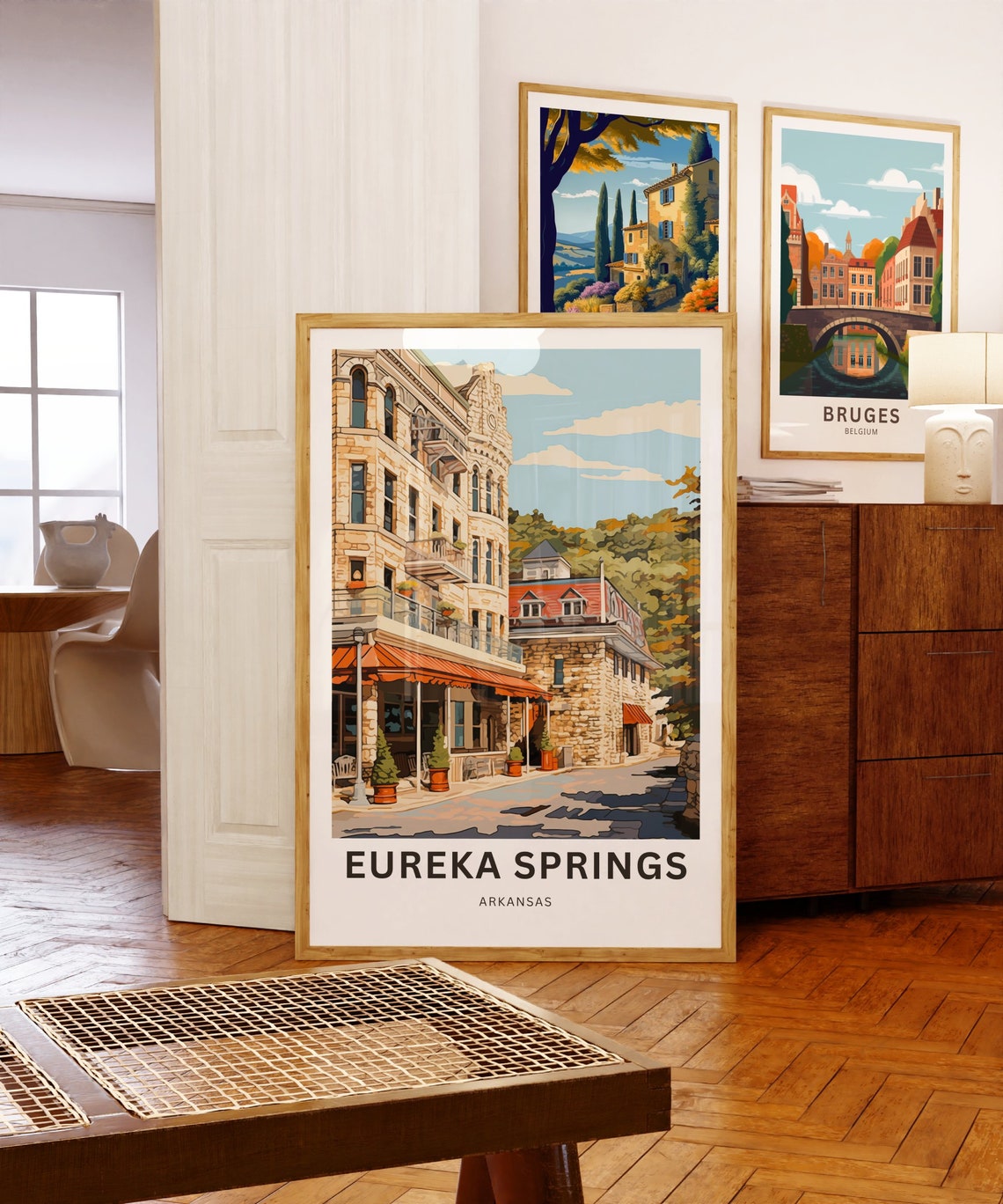 Eureka Springs Arkansas Historic Hotel Street Personalized Poster - Image 5