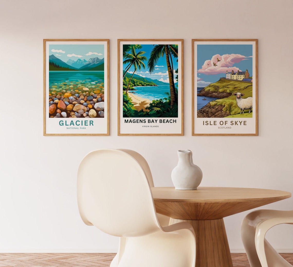 Personalized Magens Bay Beach Virgin Islands Custom Text Poster - Image 3