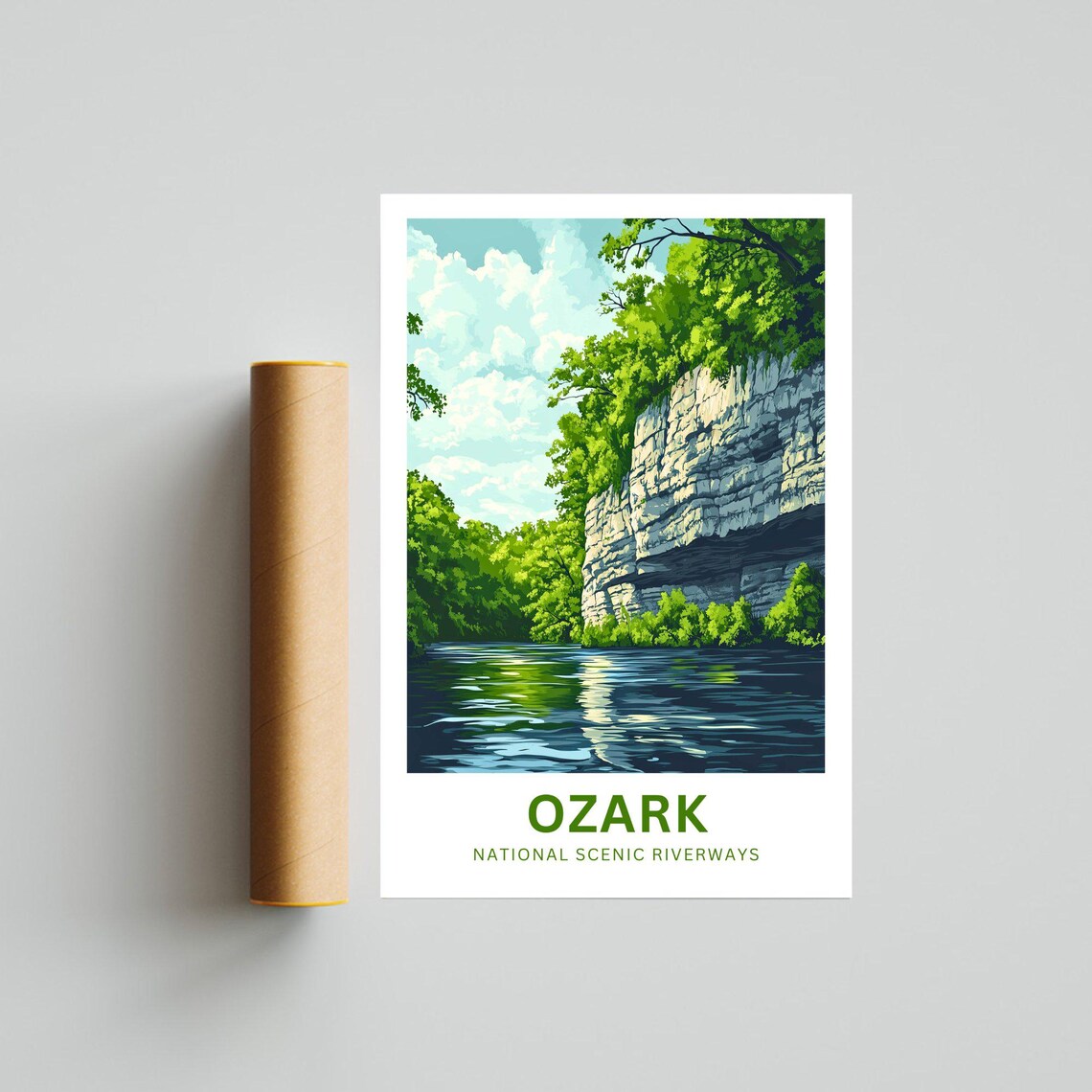 Ozark National Scenic Riverways Travel Poster, Missouri - Image 5