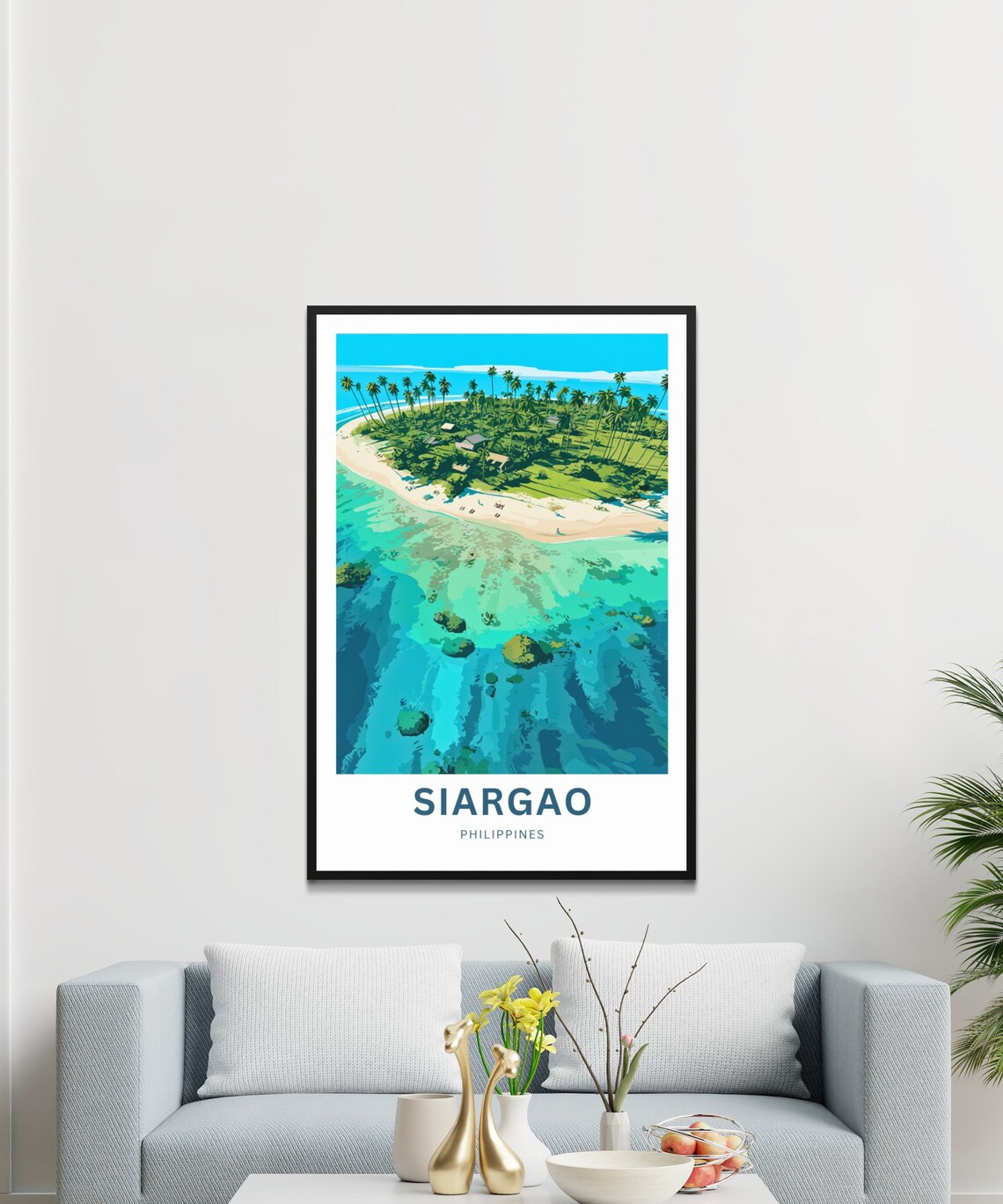 Siargao Personalized Travel Poster, Philippines Wall Art - Image 3