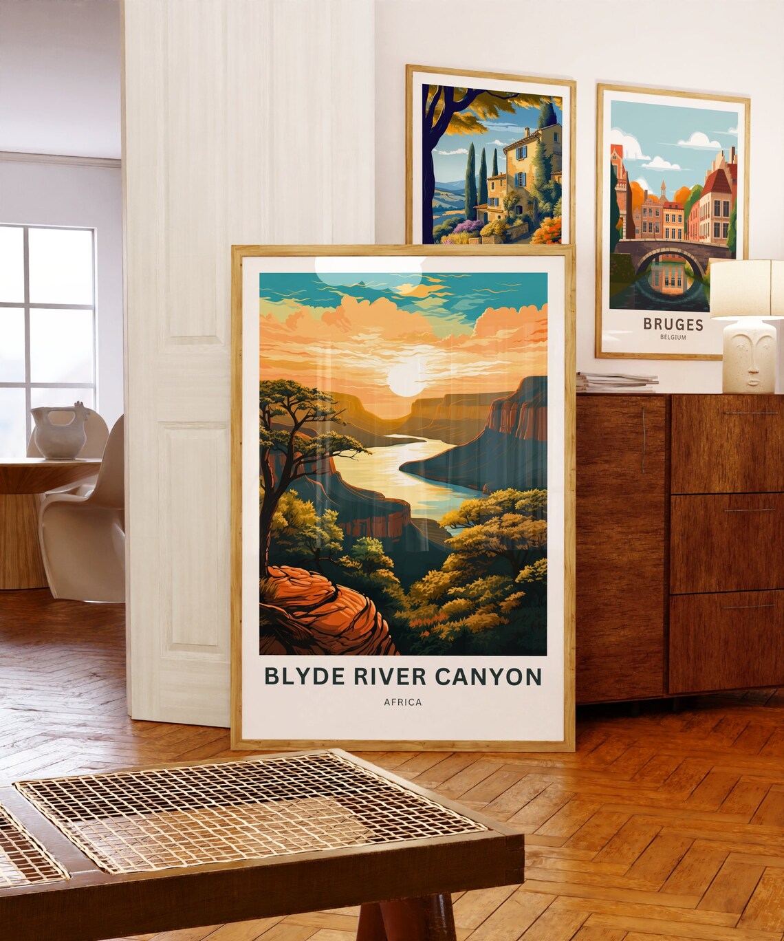 Blyde River Canyon Africa Sunset Canyon River View Travel Poster - Image 3