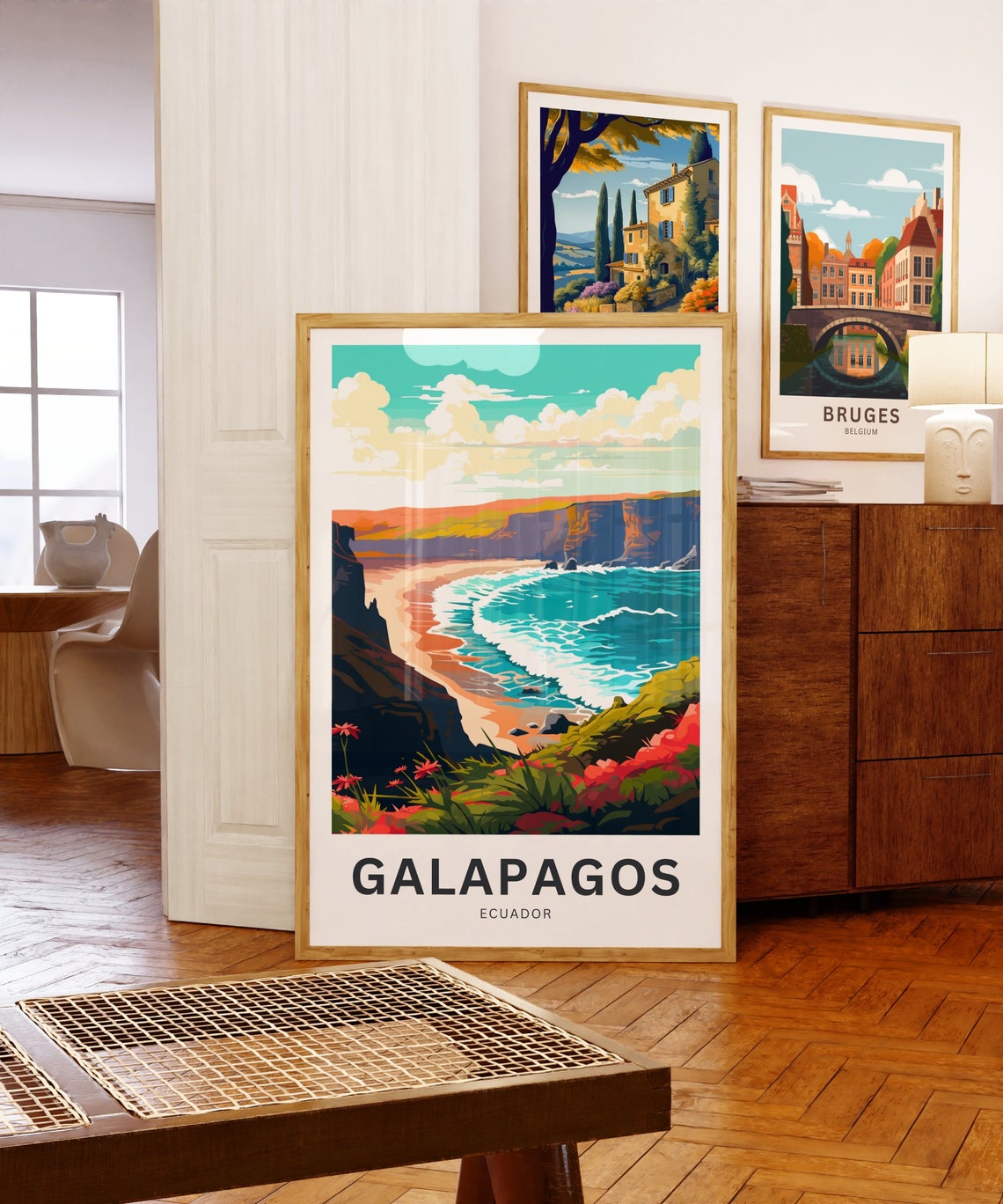 Galapagos Island Travel Print Galapagos Island Poster Ecuador Wall Art Framed Present Gift Ecuador Present - Image 5