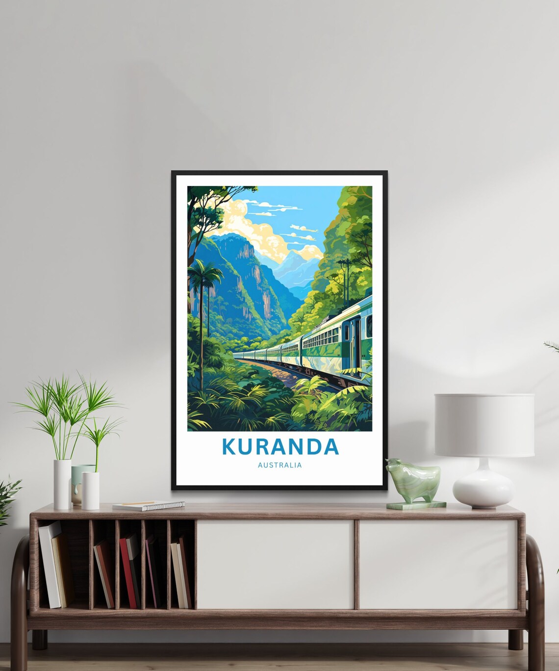 Kuranda Australia Rainforest Train Vintage Travel Poster Gorge Gift - Image 3