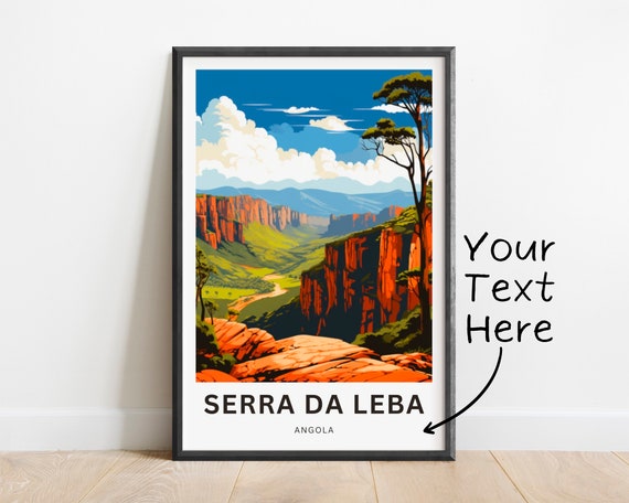 Personalized Serra Da Leba Print Serra Da Leba Poster Angola Wall Art Framed Present Gift Africa Present