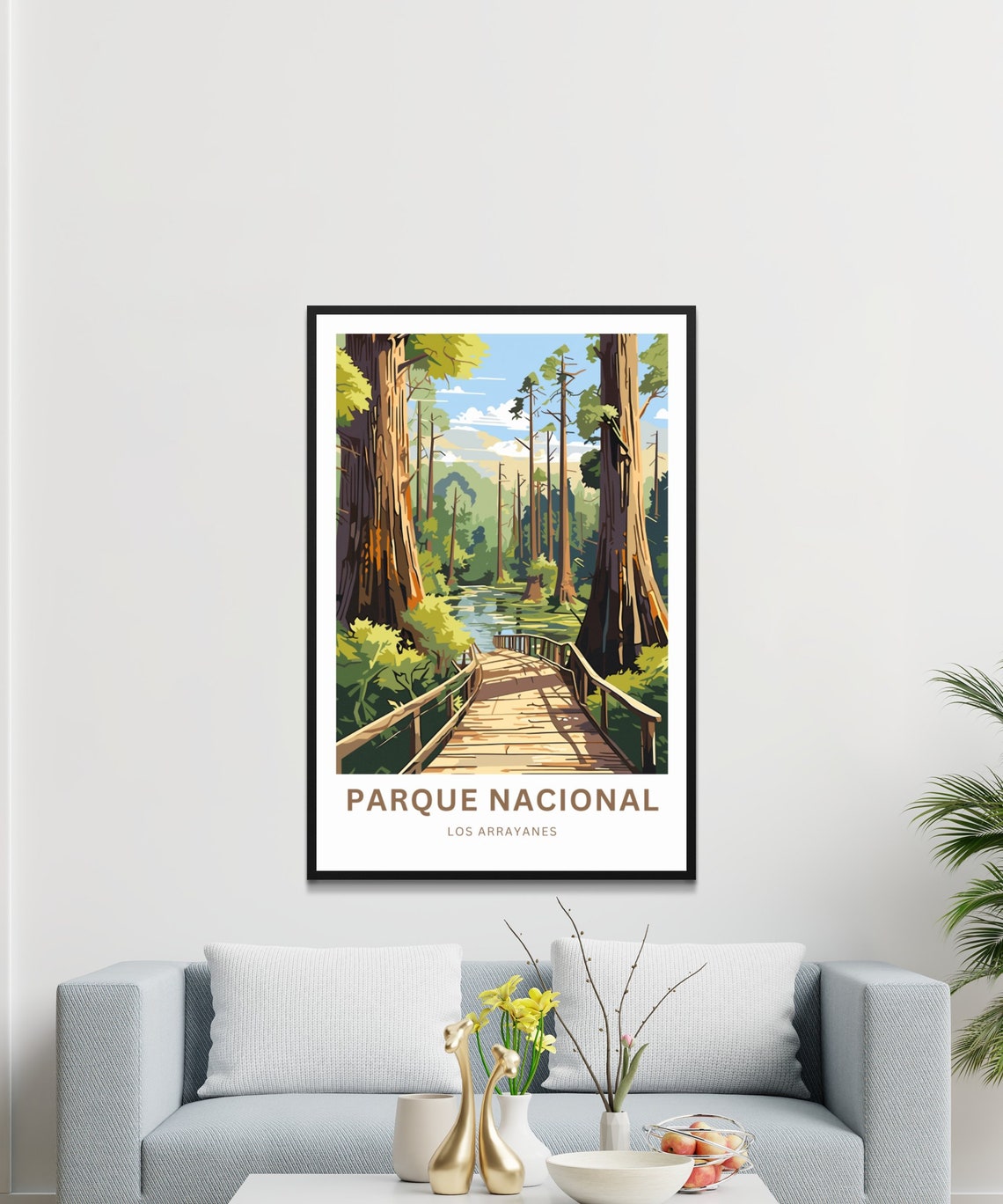Personalized Parque Nacional Travel Print Parque Nacional Los Arrayanes Poster Argentina Wall Art Framed Present Gift Argentina Present - Image 3