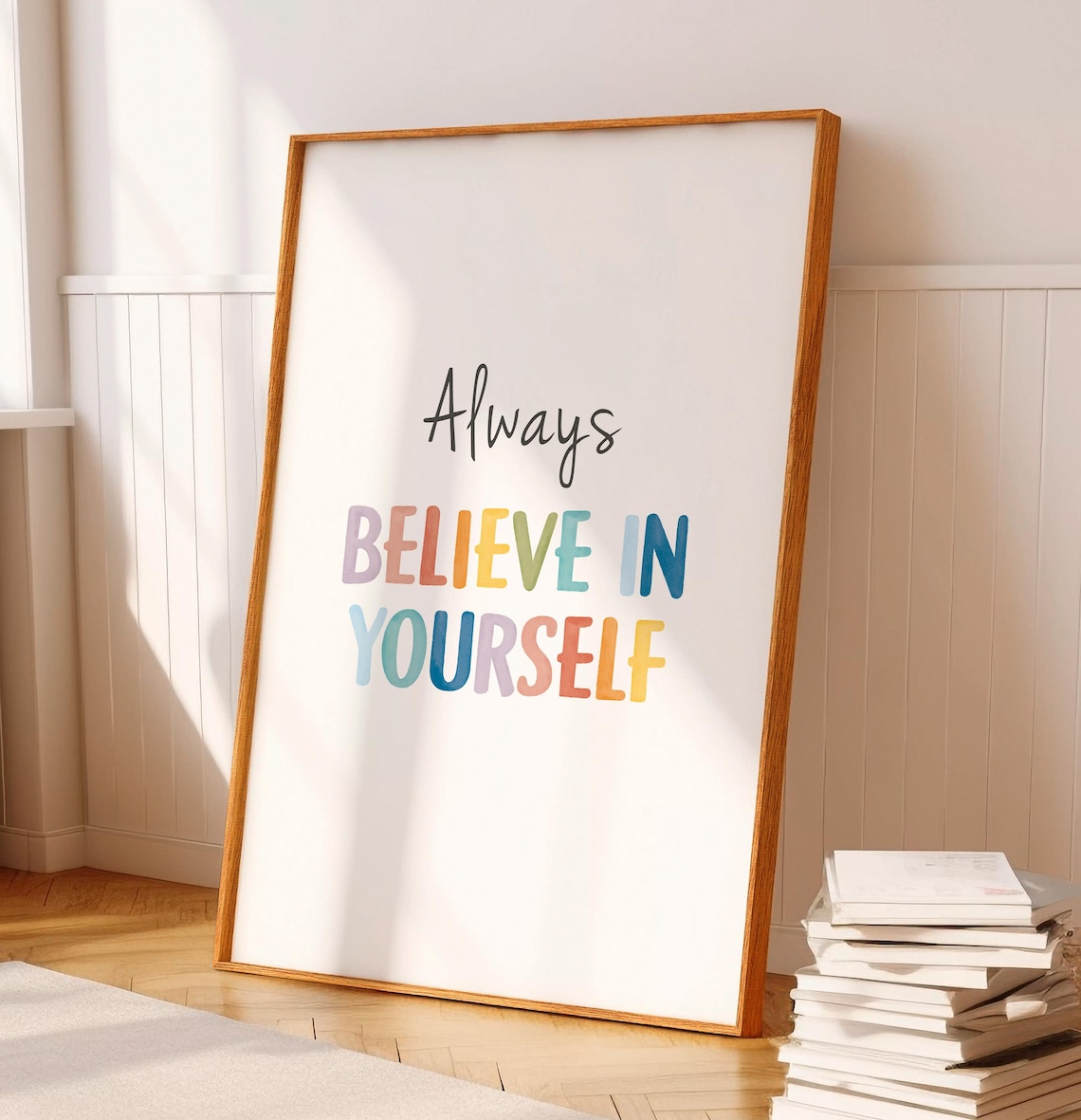 Always Believe In Yourself Positive Affirmation Art Print - Image 4
