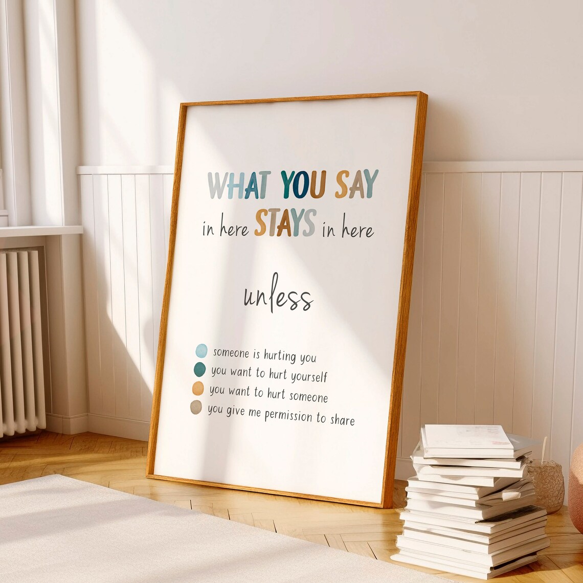 Counseling Office Decor, Calming Corner Art Print - Image 7