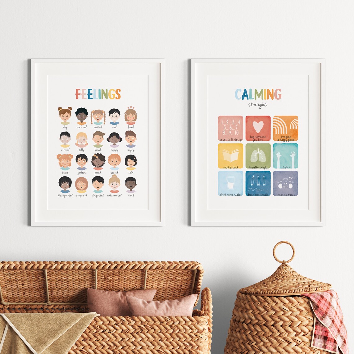 Calm Corner Feelings Chart Posters, Rainbow Classroom - Image 6