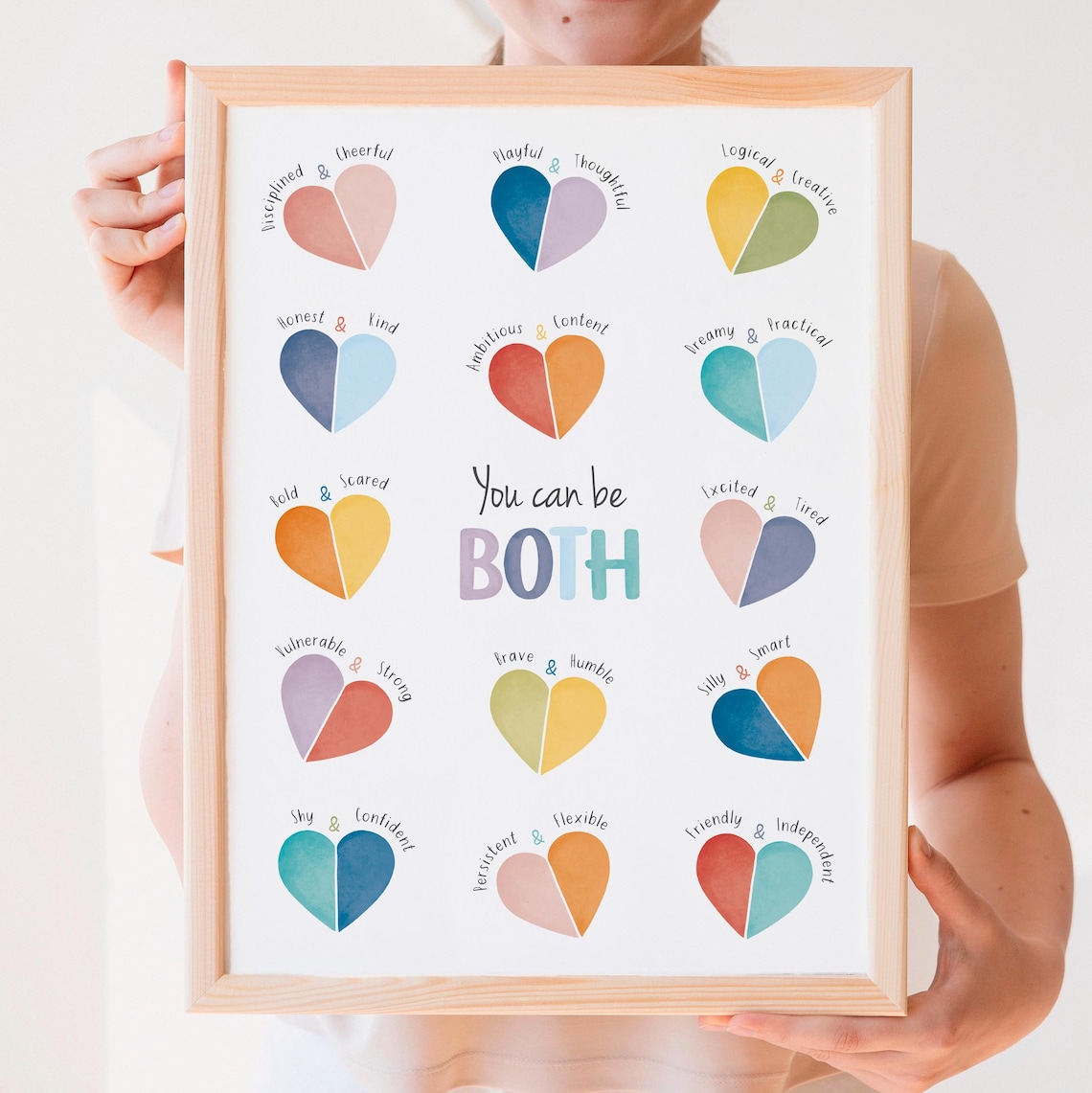 You Can Be Both Therapy Office Decor Poster - Image 7
