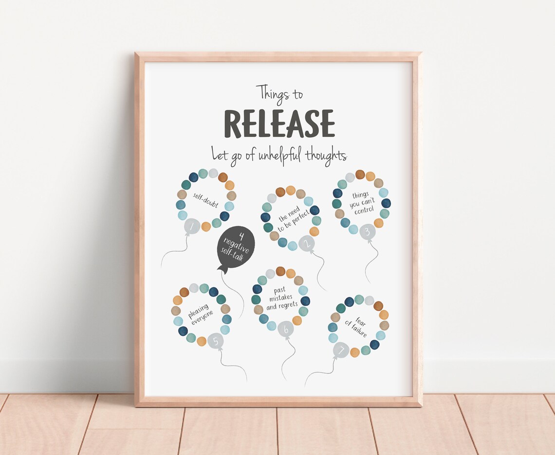Coping Skills Poster, Calming Corner Office Decor - Image 3