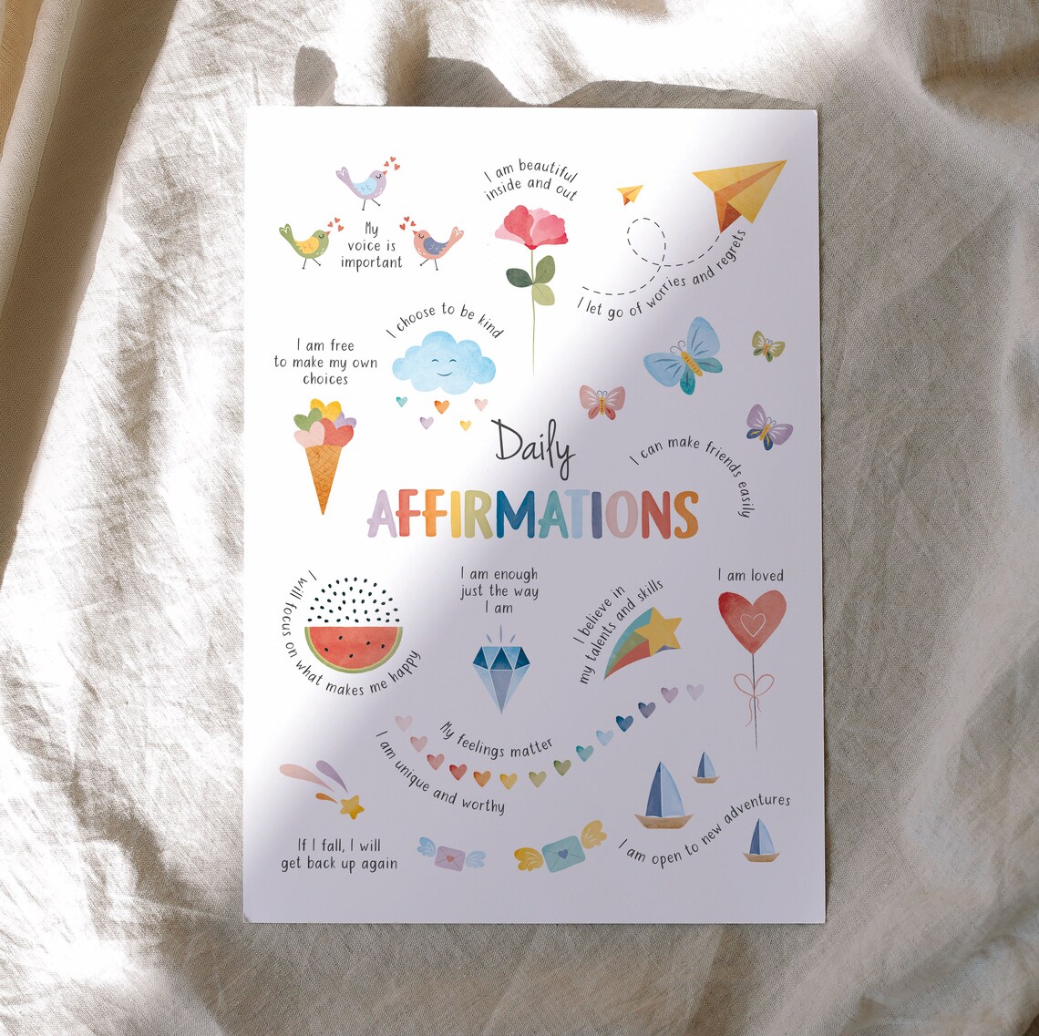 Positive Affirmation Poster, Therapy Office Decor - Image 5