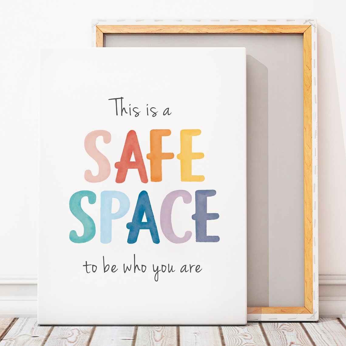 Calming Corner Poster, Safe Space Classroom Decor