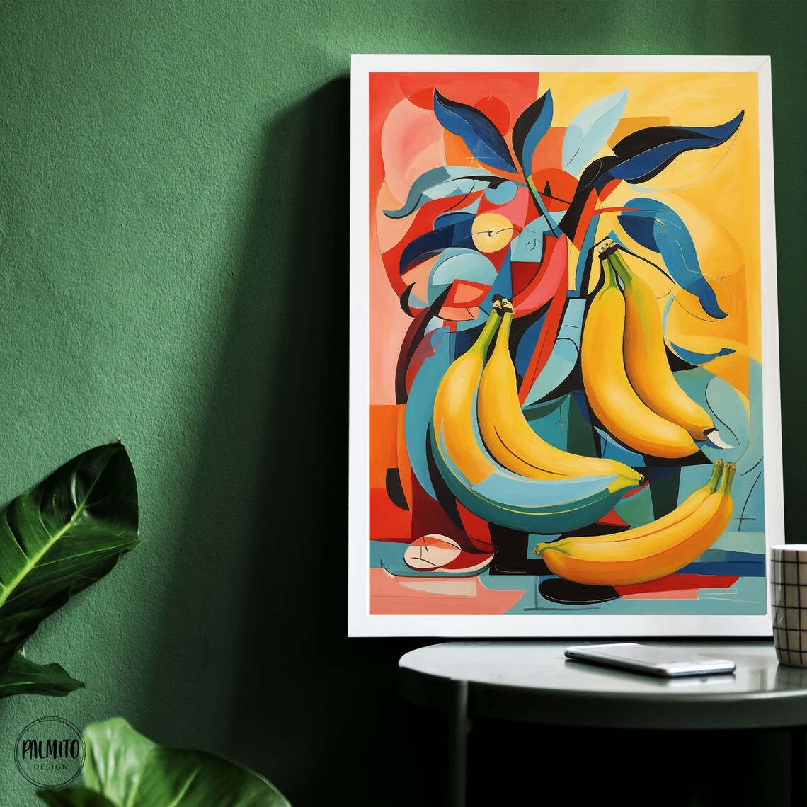 Bananas Pop Art Poster, Maximalist Home Decor - Image 2