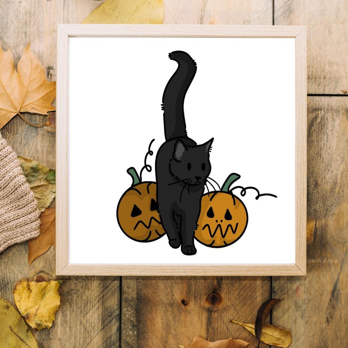 Personalized Cat Dog Caricature Portrait Custom Pet Art Funny Gift Halloween Or Drawing Minimalist Home Decor - Image 3