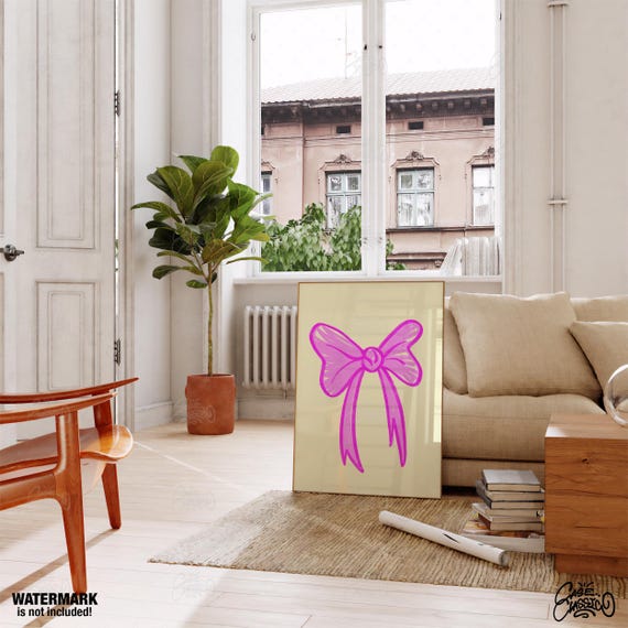 Coquette Room Decor Trendy Wall Art Coquette Poster Teen Girl Wall Art Indie Room Decor Fine Art Prints Aesthetic Room Decor