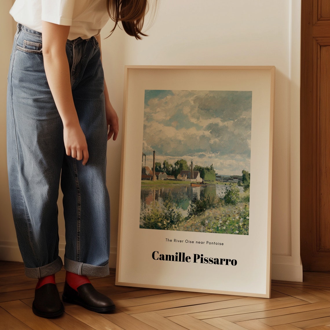 Camille Pissarro The River Oise Near Pontoise Impressionist Poster - Image 5