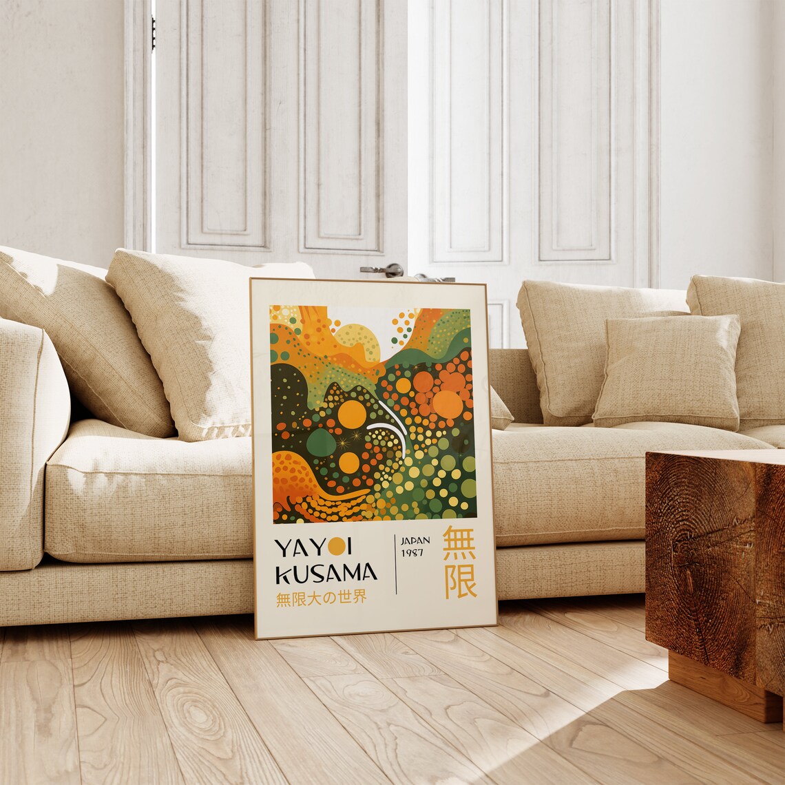 Yayoi Kusama Abstract Japanese Wall Art Poster - Image 3