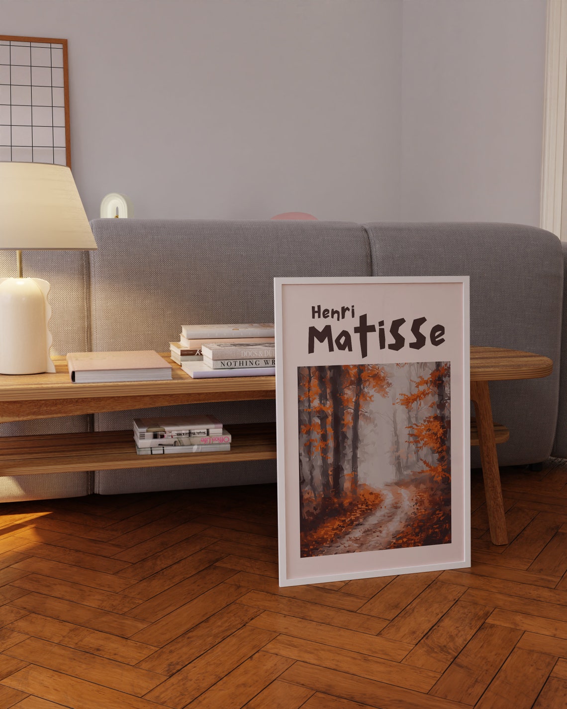 Henri Matisse Misty Autumn Forest Walk Fall Colors Art Poster - Image 3