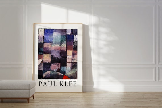 Paul Klee Poster Art Museum Exhibition Print Paul Klee Gallery Wall Art Paul Klee Print Abstract Art Exhibition Poster Art Prints