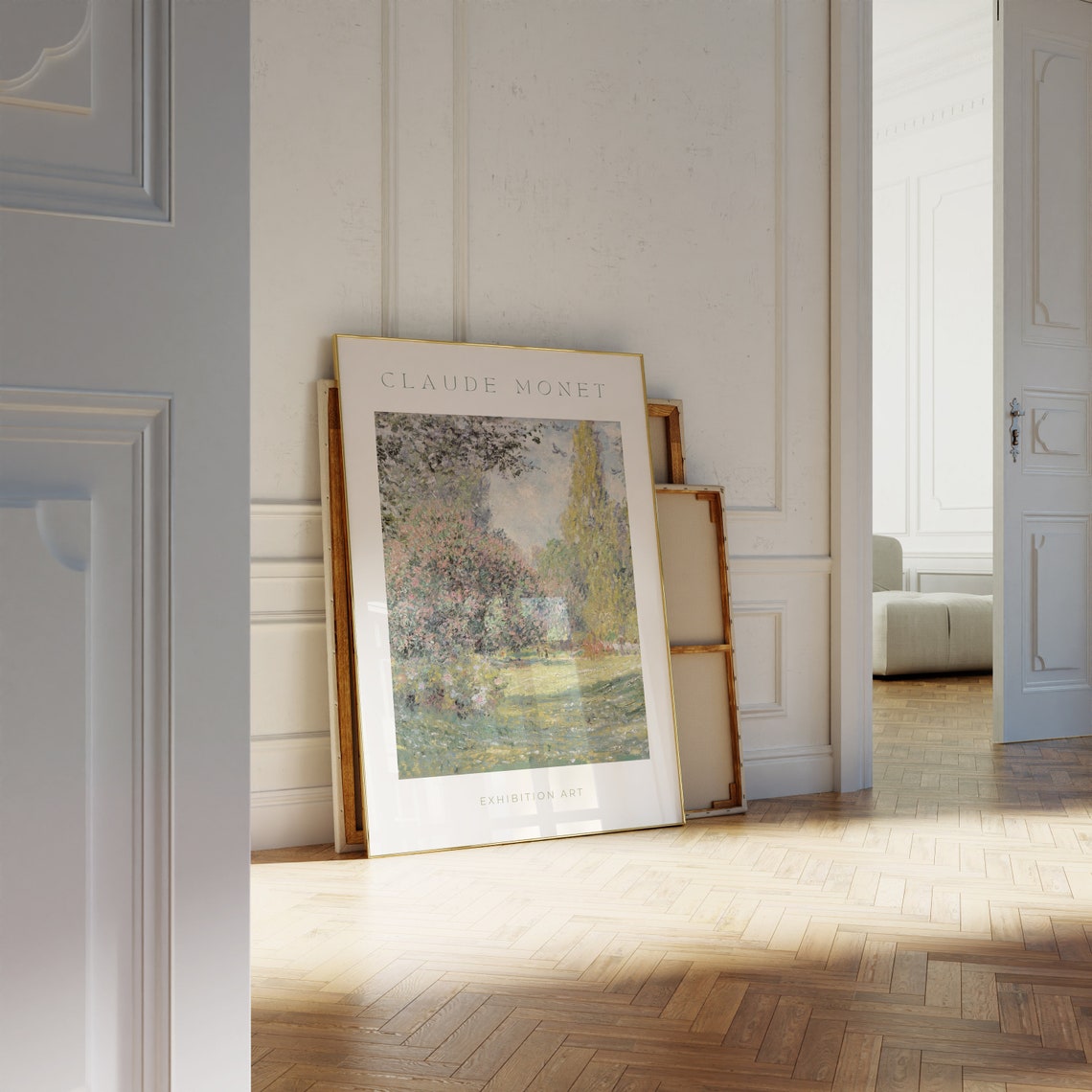 Claude Monet Impressionist Garden Blossom Sunlight Exhibition Poster - Image 5