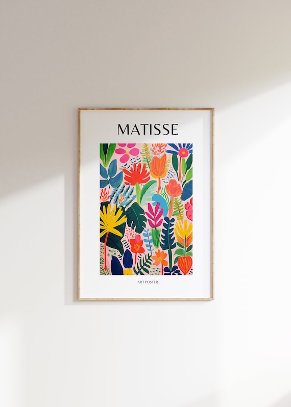 Henri Matisse Poster Minimalist Wall Art Matisse Mueseum Print Aesthetic Matisse Print For Modern Gallery Exhibition Art