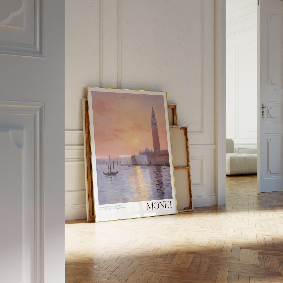 Claude Monet Mid Century Modern Art Print - Image 3