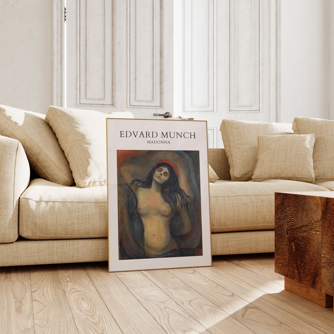 Edvard Munch Madonna Classic Expressionist Portrait Art Poster - Image 2