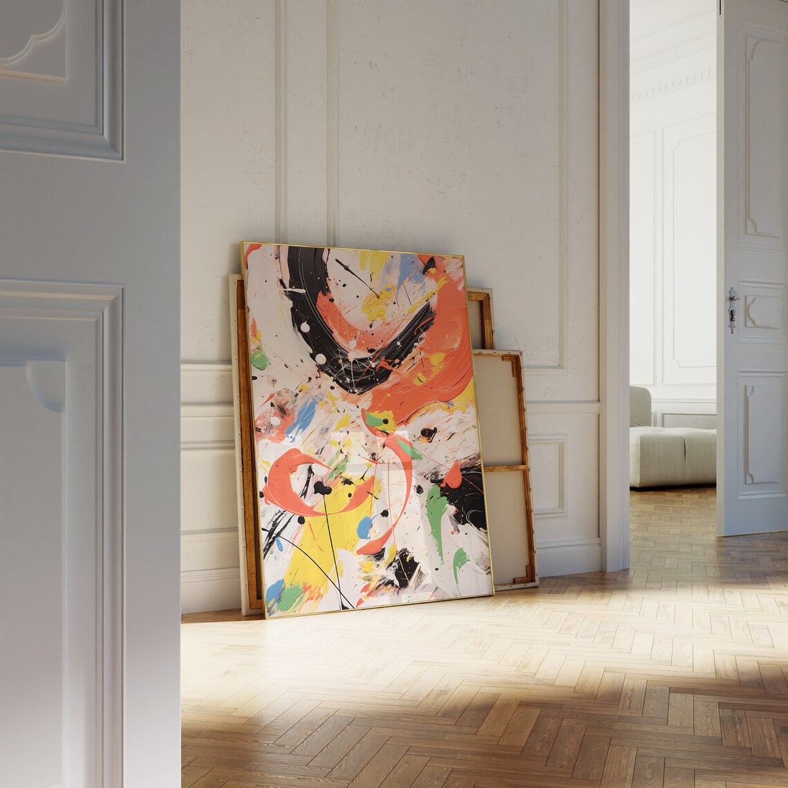 Jackson Pollock Modern Abstract Art Print - Image 4